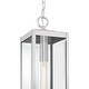 preview thumbnail 5 of 4, Westover 1-Light Outdoor Lantern in Stainless Steel
