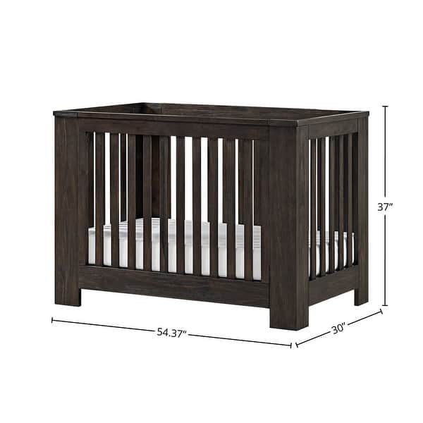 dimension image slide 0 of 2, Bello 54" Wide Cottage Crib