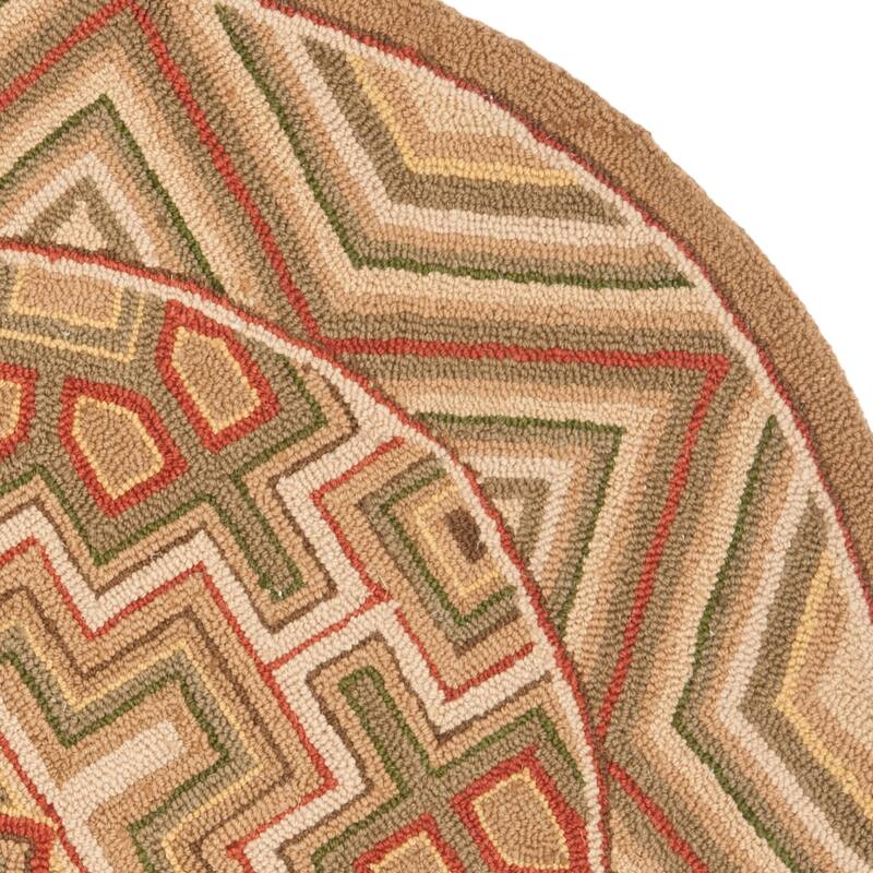 SAFAVIEH Handmade Chelsea Eleni French Country Wool Rug