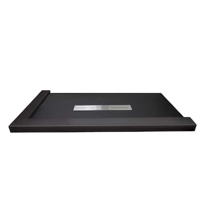 Transolid FZSDT7248C 70-7/8" x 48-1/2" Rectangular Shower Base with