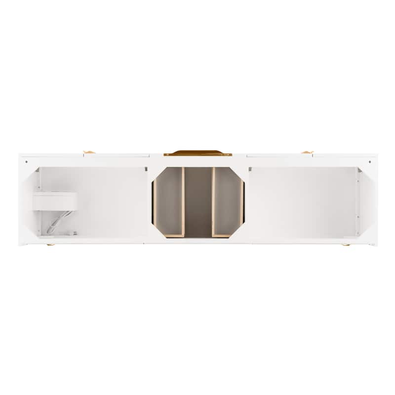 James Martin Vanities 983-V72D-RG Columbia 72" Double Free Standing