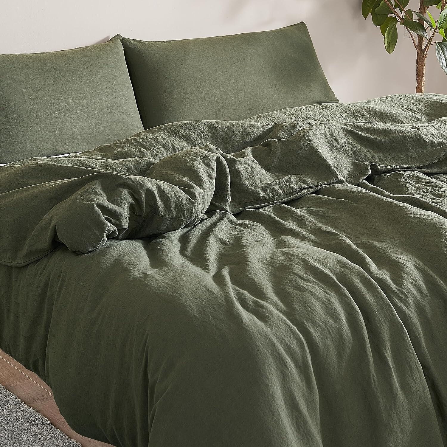 Dark Sky Reserve® Bamboo Linen Oversized Duvet Cover Portugal Made