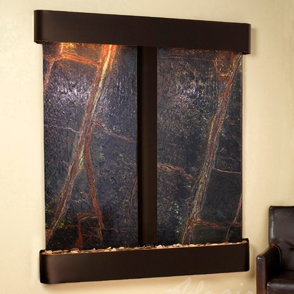 Cottonwood Falls Fountain - Blackened Copper - Rounded Edges - Choose Options