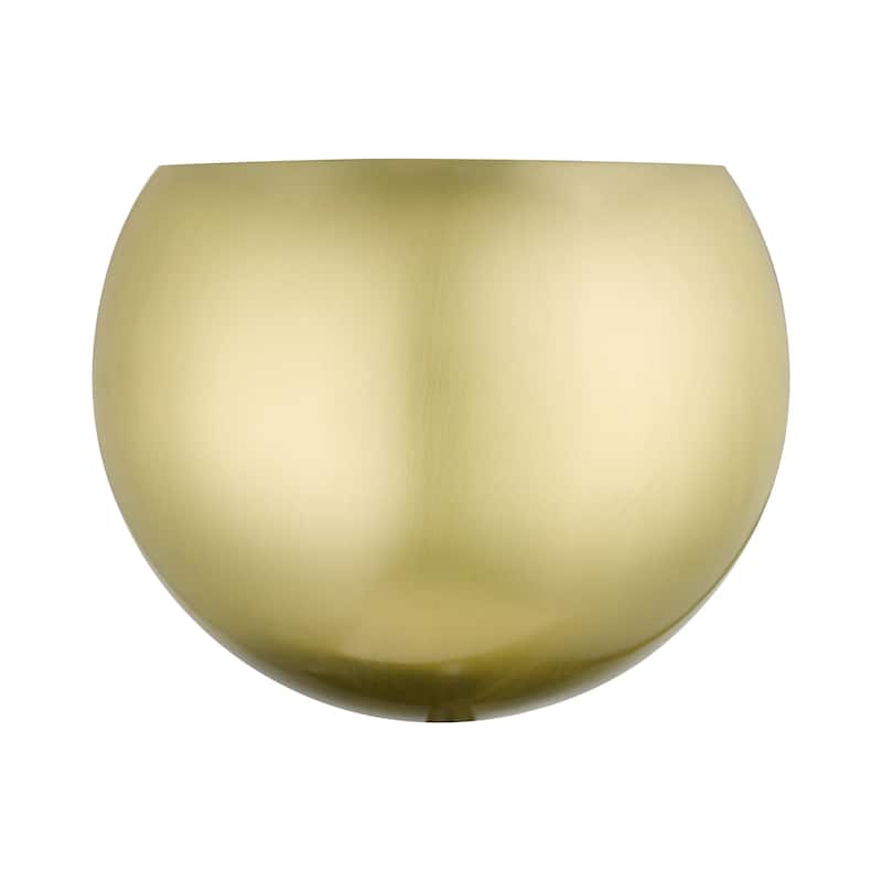 Livex Lighting 40802 Piedmont 8" Tall Wall Sconce - Satin Brass