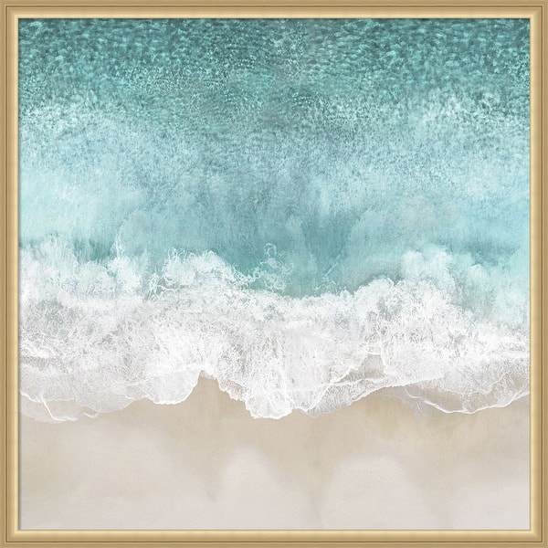 slide 2 of 6, Ocean Waves I by Maggie Olsen Framed Mounted Canvas Wall Art Print