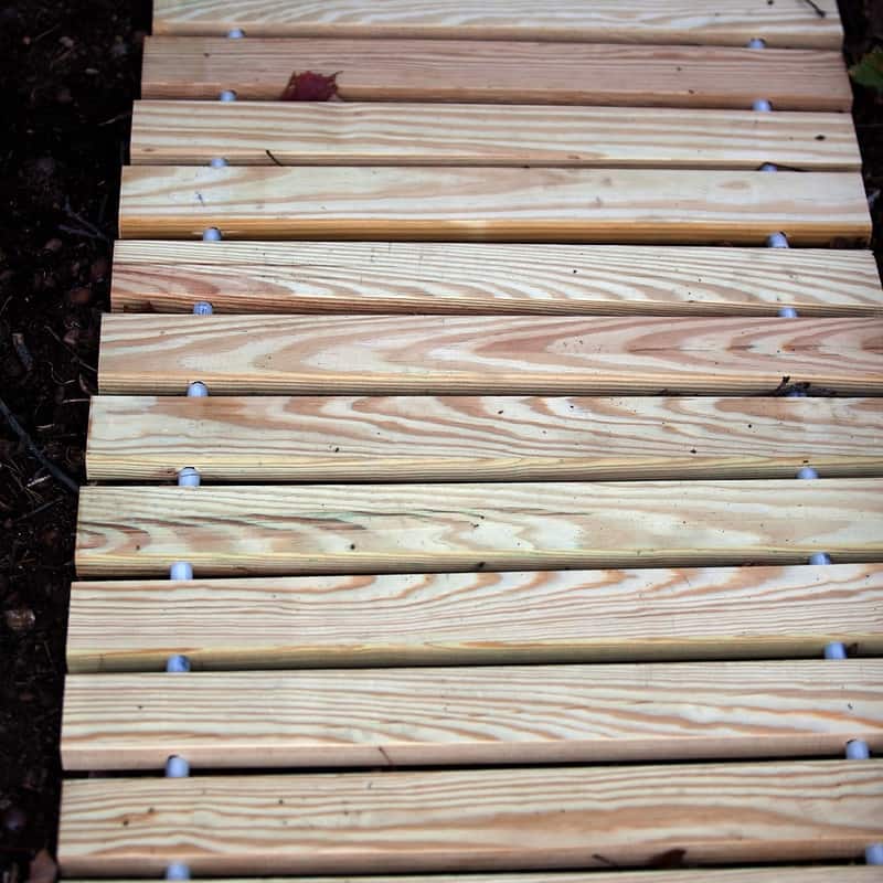 Portable Beach Roll Out Walkway in Pressure Treated Pine
