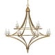 preview thumbnail 1 of 10, Savoy House 1-1672-12 Director 12 Light 50" Wide Chandelier Warm Brass