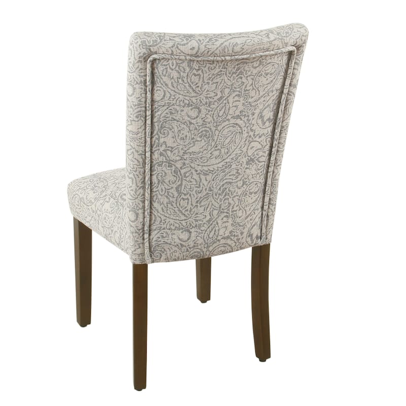 HomePop Parsons Dining Chair - Gray Floral (set of 2)