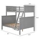 preview thumbnail 4 of 8, Linon Kamran Twin over Full Bunk Bed