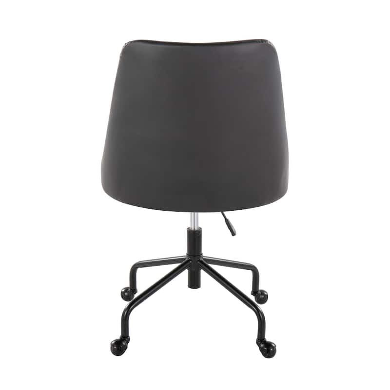 Silver Orchid Ockelbo Adjustable Office Chair with 4-Star Caster Base