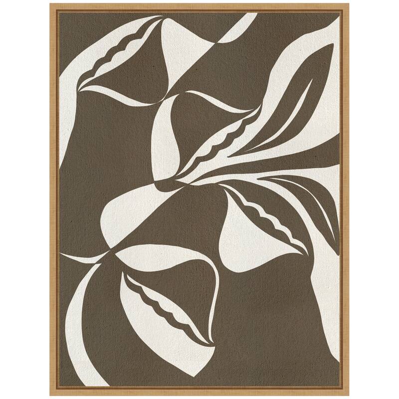 Kate and Laurel Sylvie Boundby Beauty 8 Framed Canvas by Shatha Al Dafai