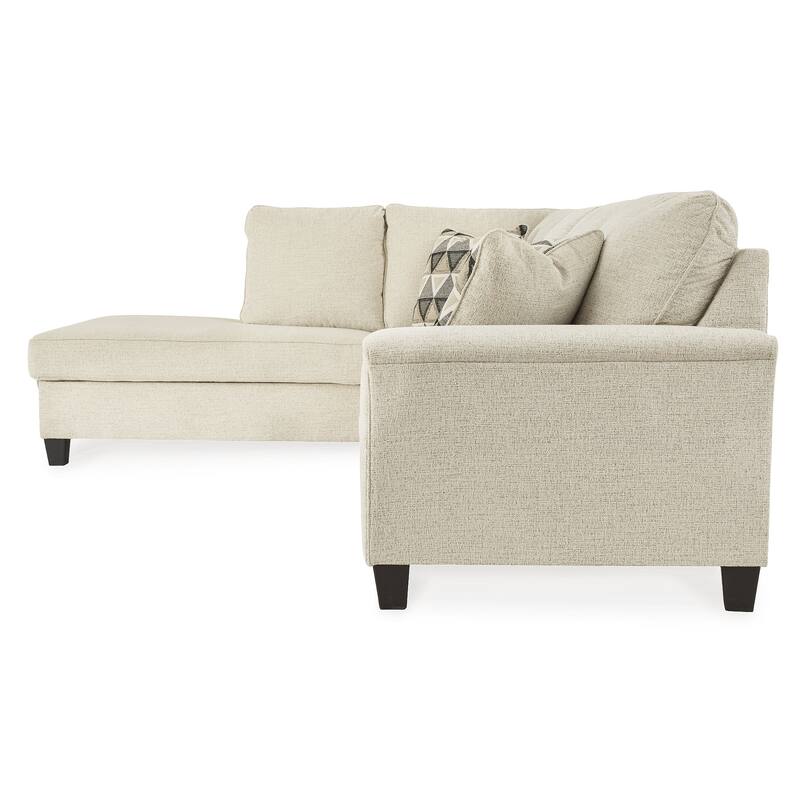 Signature Design by Ashley Abinger 2-Piece Sectional with Chaise - 116"W x 91"D x 39"H