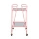 preview thumbnail 17 of 58, Rosa Mid-Century 2-Teir Rolling Metal Bar Cart