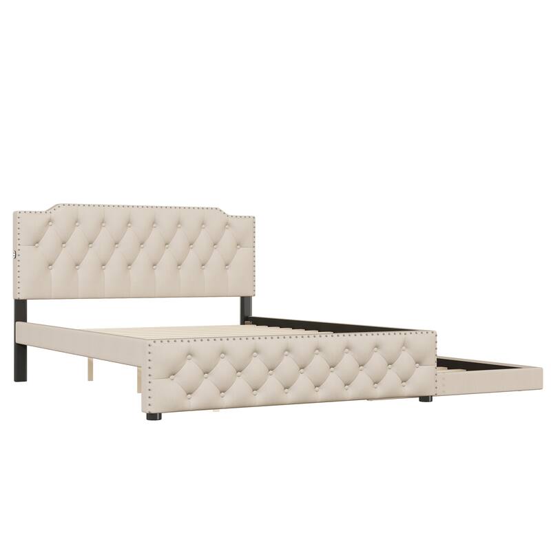 Upholstered Platform Bed