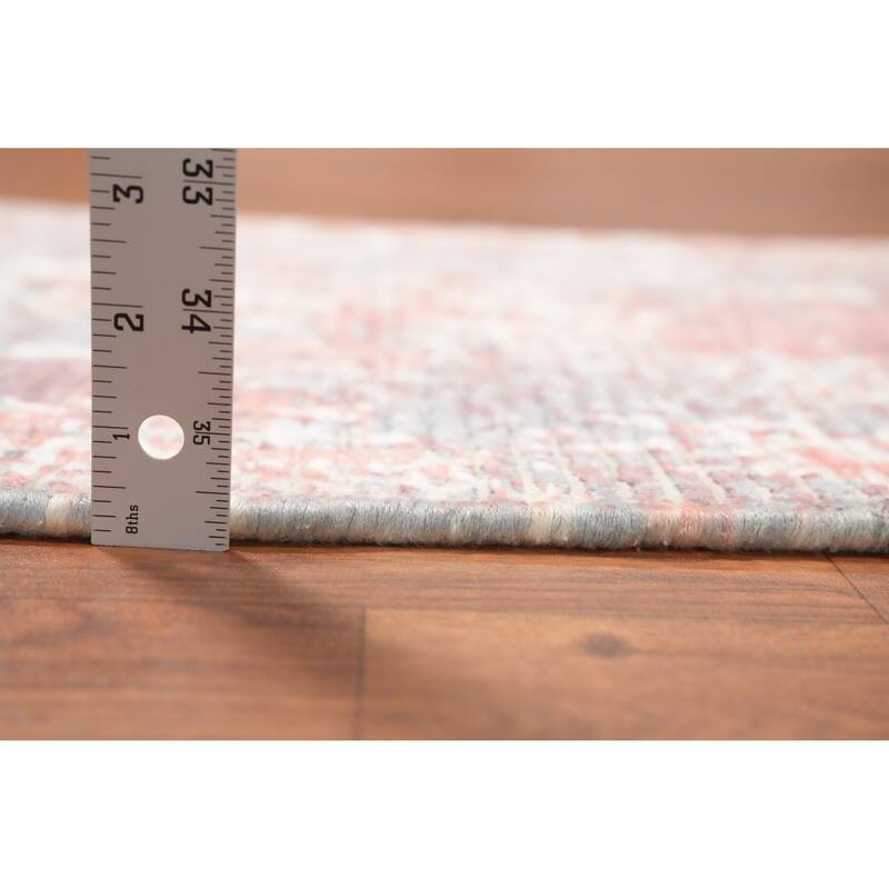 Hand Knotted Oriental Viscose Silk Carpet Modern Abstract Oranges & Rust Abstract Area Rug - 4' 0'' X 2' 0''