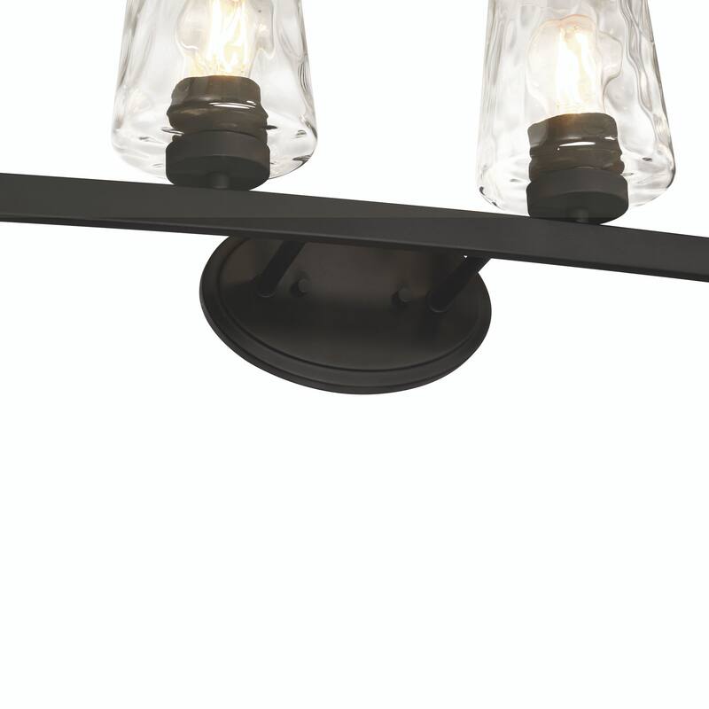 Acroma Modern Bathroom Vanity Light Art Glass Wall Sconce - 6-light