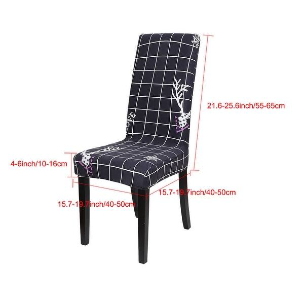 Shop Floral Print Spandex Chair Covers Fit Home Dining Room Seat