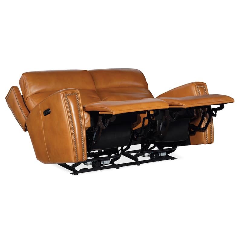 Hooker Furniture SS704-RUTHE-POWER-LOVESEAT Ruthe 59" Wide Leather
