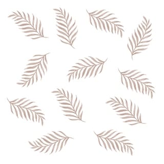 Lambs & Ivy Signature Leaves Taupe Wall Decals