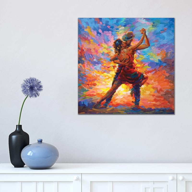 iCanvas "Tango Art" by Leon Devenice Canvas Print - 18x18x1.5