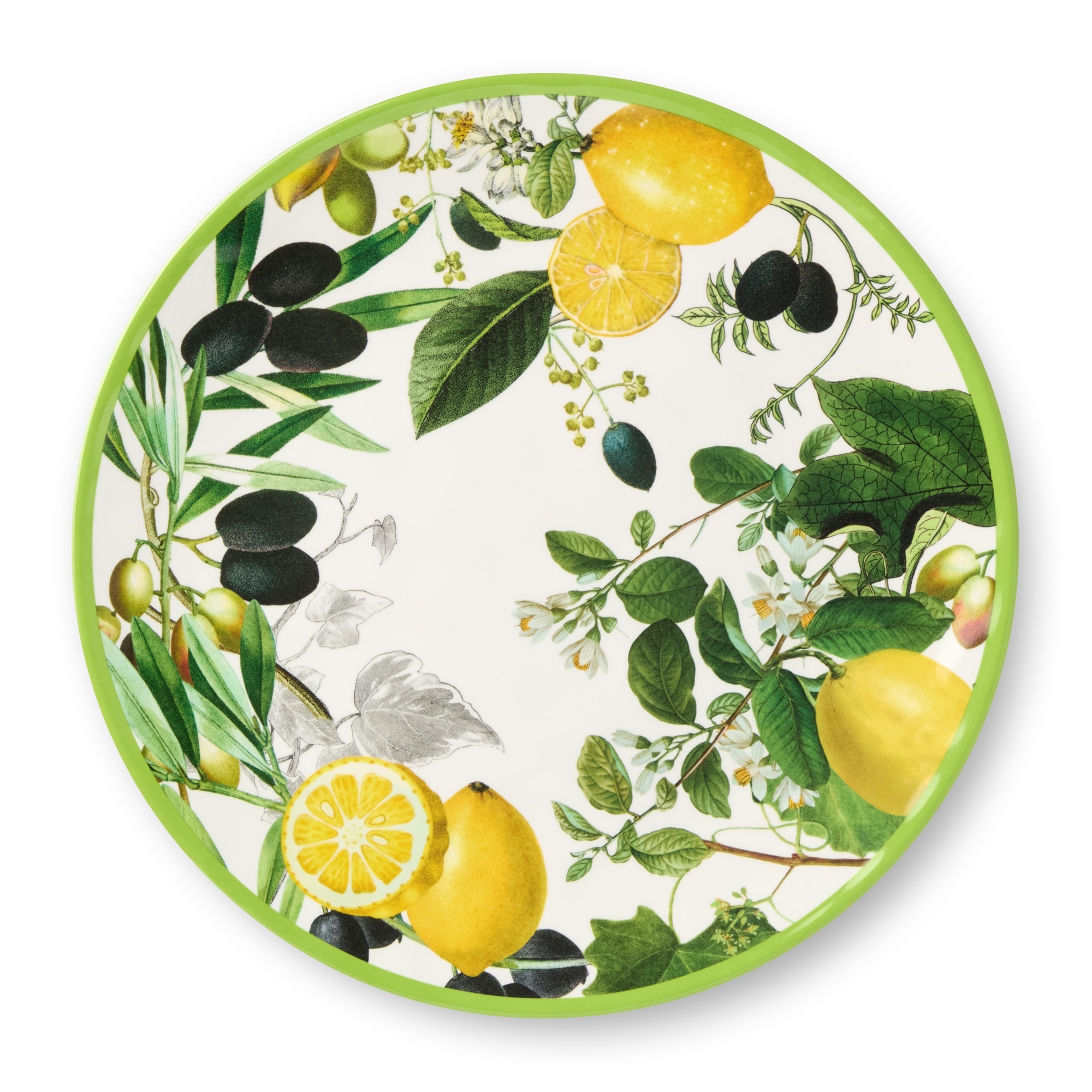 Certified International Limone Melamine Set of 6 Dinner Plate 11