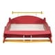 preview thumbnail 9 of 25, Full Size Pine Wood Race Car Platform Bed with Safety Rails, Easy Assembly, and Sturdy Construction