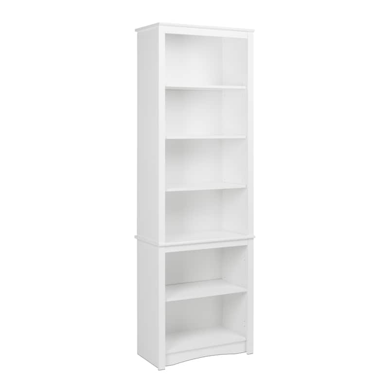 Prepac Tall 6-Shelf Bookcase - 26.25" W x 80" H x 14.5" D