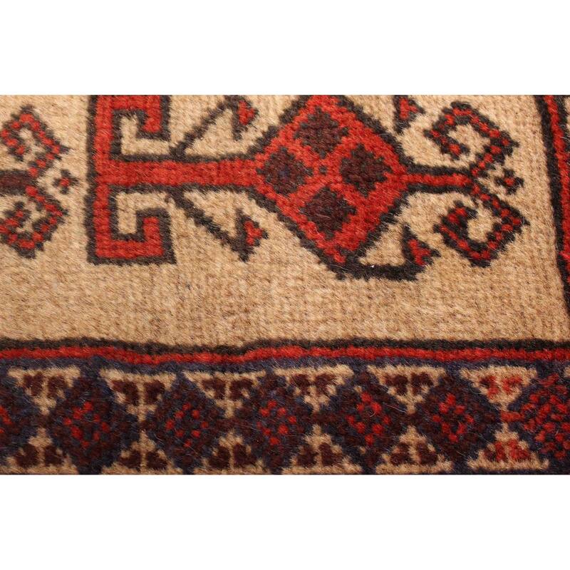 ECARPETGALLERY Hand-knotted Teimani Tan Wool Rug - 2'11 x 5'2