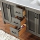 preview thumbnail 159 of 177, Altair Hadiya Bathroom Vanity with Composite Stone Countertop without Mirror