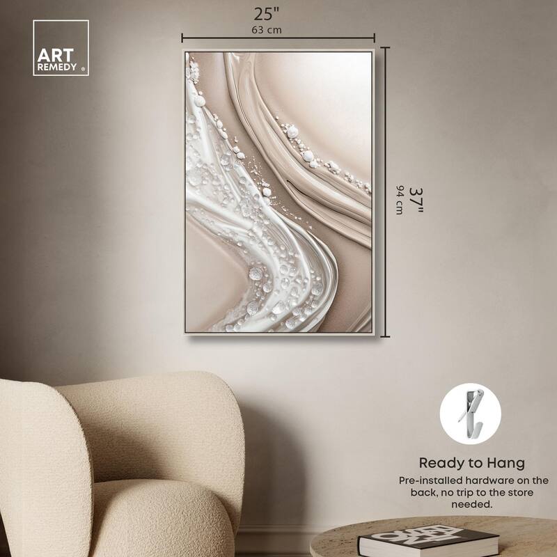 Viscous Veils I Canvas by Art Remedy
