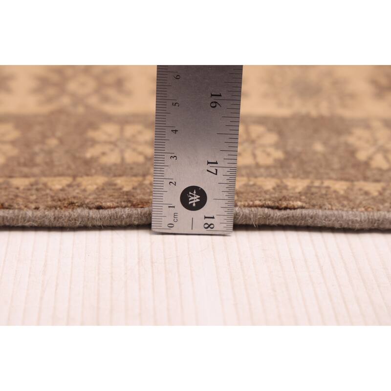 ECARPETGALLERY Hand-knotted Antalya Vintage Beige Wool Rug - 2'8 x 6'3