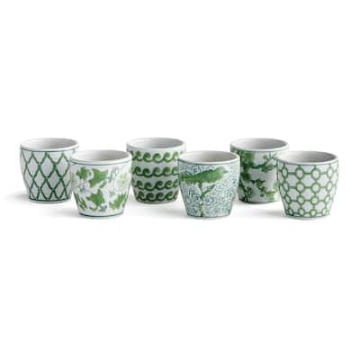 Imperial Chinoiserie Mini Flower Pots