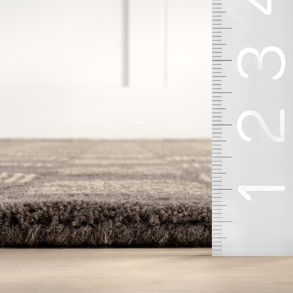 Quince Rugs Quince Checkered Wool Area Rug - Bed Bath & Beyond - 41440337