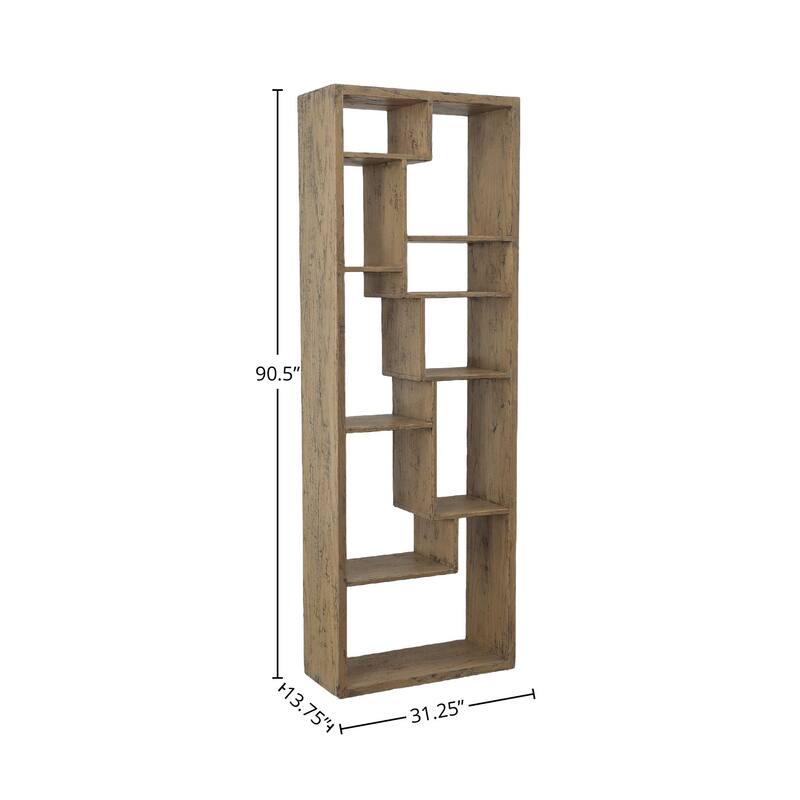 Elkin 31.25" Bookshelf, Oak