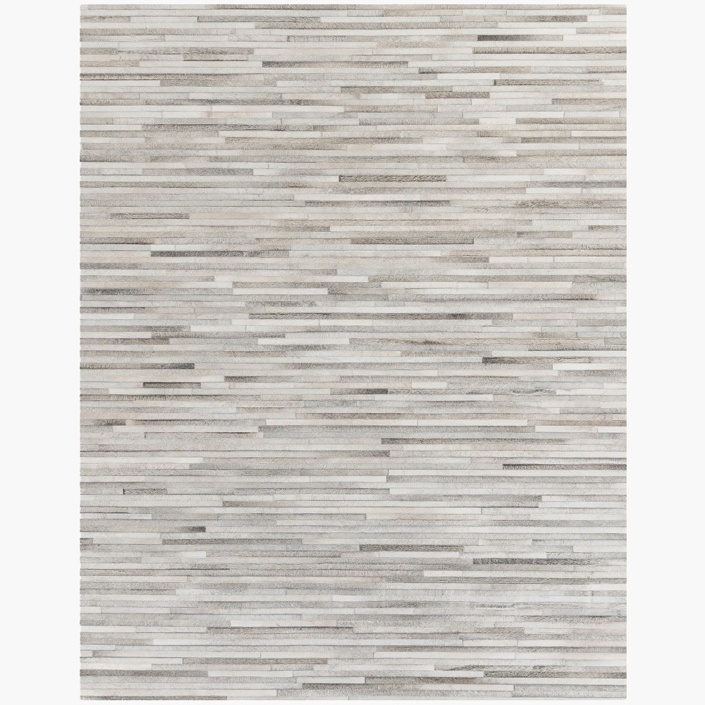 Ben Soleimani South American Cowhide Stripe Hand Woven Rug
