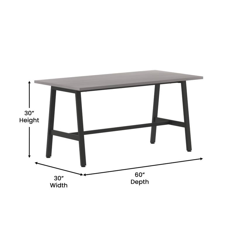 Commercial Conference Table with Laminate Top and A-Frame Base
