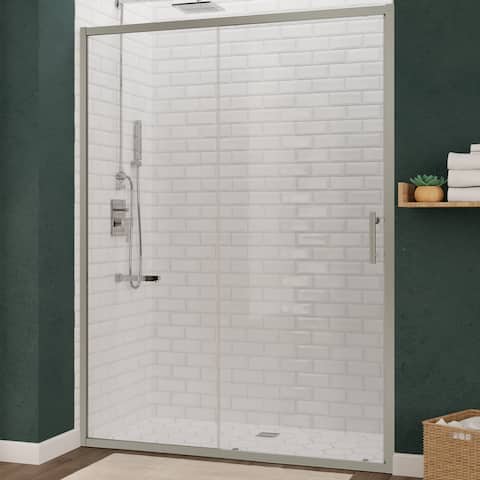 ANZZI Halberd 60" x 72" Semi-Frameless Sliding Shower Door with TSUNAMI GUARD