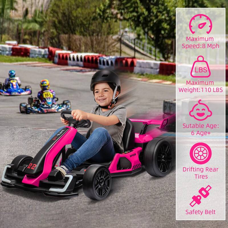 24V Kids Electric Drift Kart Ride on Toy for Kids