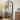 Rustic Wood Arched Window Wall Mirror - Distinctive Full Length Vanity Mirror