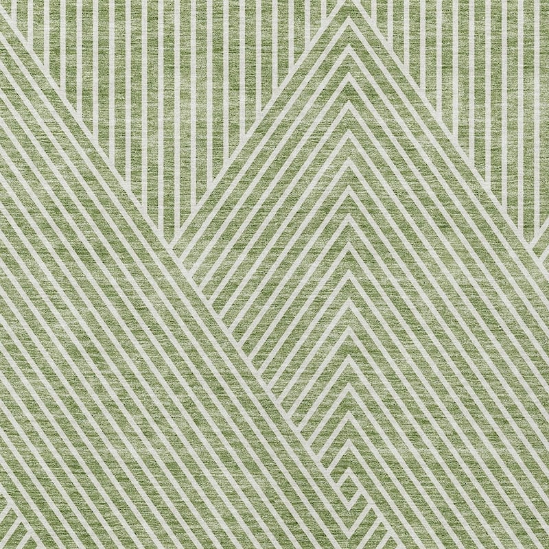 HomeRoots Geometric Transitional Rectangle Outdoor Rug