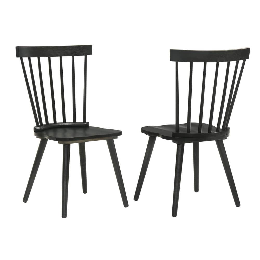 2 Pieces Set Dining Side Chair Rustic Modern Farmhouse Design Retro Design Easy To Assembly