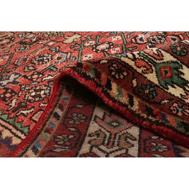 ECARPETGALLERY Hand-knotted Andelz Red Wool Rug - 4'0 x 11'3