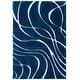 preview thumbnail 20 of 213, SAFAVIEH Florida Shag Sigtraud Abstract Waves 1.2-inch Thick Rug
