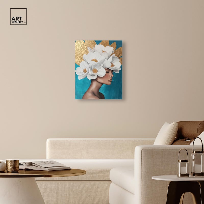 Floral Goddess I Canvas by Art Remedy, Gallery Wrapped
