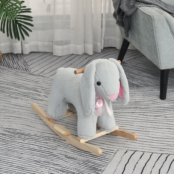 bunny plush rocker