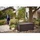 preview thumbnail 7 of 8, Keter Eastwood 150 Gallon Durable Resin Outdoor Storage Deck Box For Furniture and Supplies, Brown