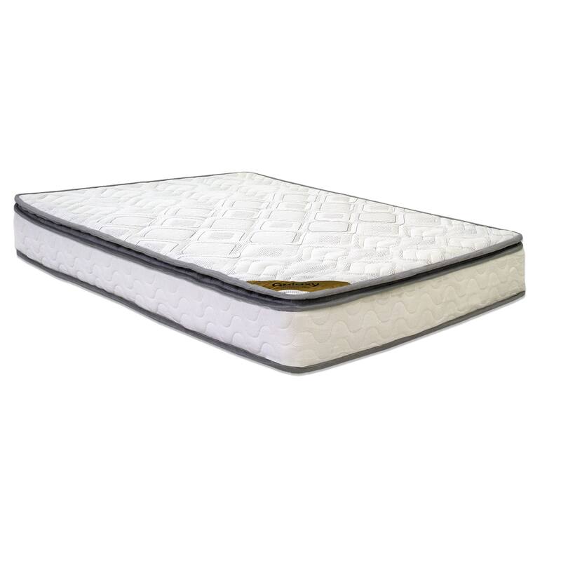 9Inch Medium Firm Foam Encased Pillowtop Pocketed Coil Innerspring Fully Assembled Mattress