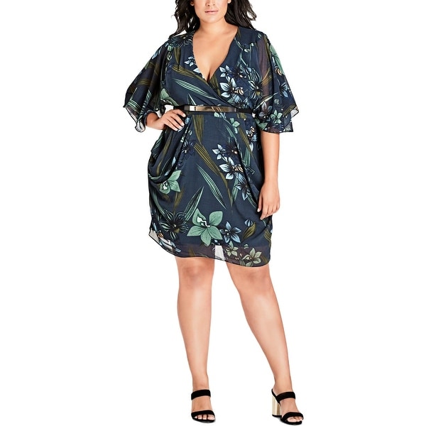 city chic wrap dress