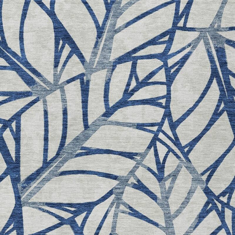 HomeRoots Floral Transitional Rectangle Outdoor Rug