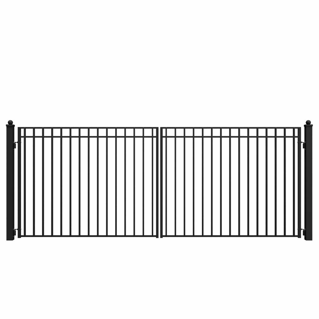 ALEKO Madrid Style Steel Dual Swing Driveway Gate 16' - 16 ft x 6 ft